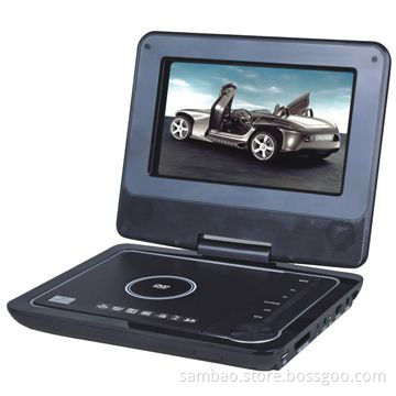 Portable DVD Player, 7-inch Display with USB/SD Slots and ATV, Games, Available in Various ColorsNew